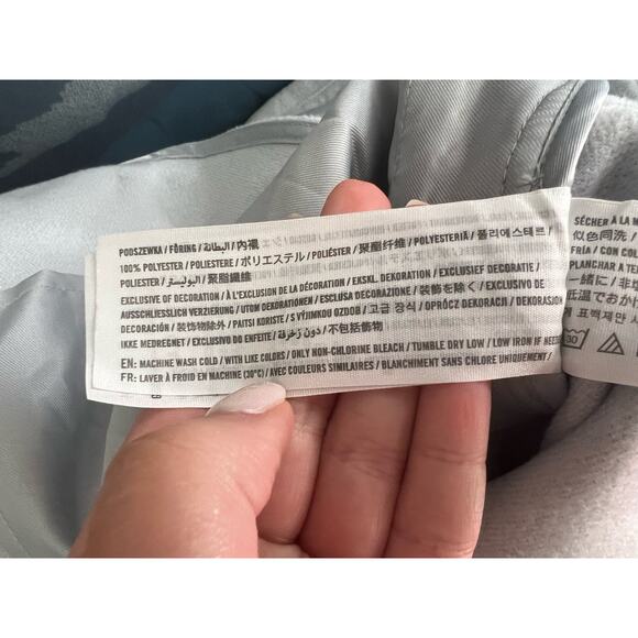 Abercrombie & Fitch Women's Button Up Shirt Jacket Shacket Light Blue Size XS - Picture 10 of 10